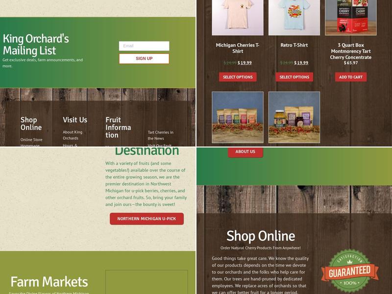 King Orchards - Fruit Stop Menu