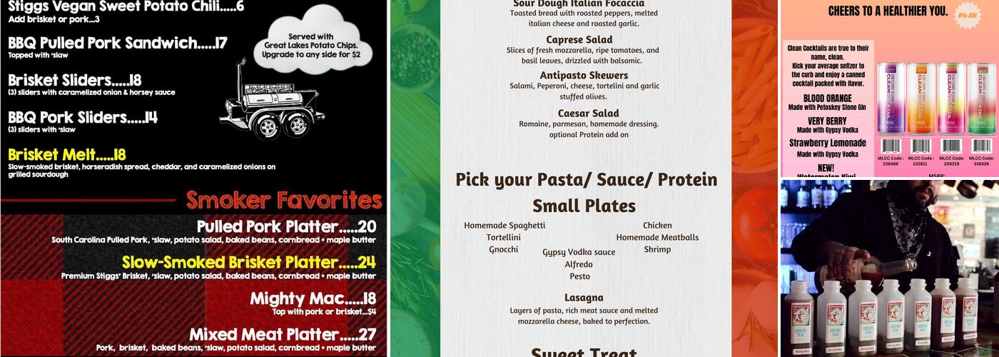 High Five Spirits Menu