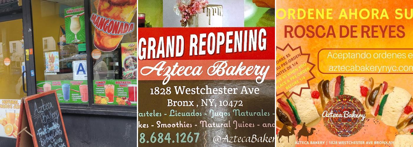 Azteca Bakery Menu