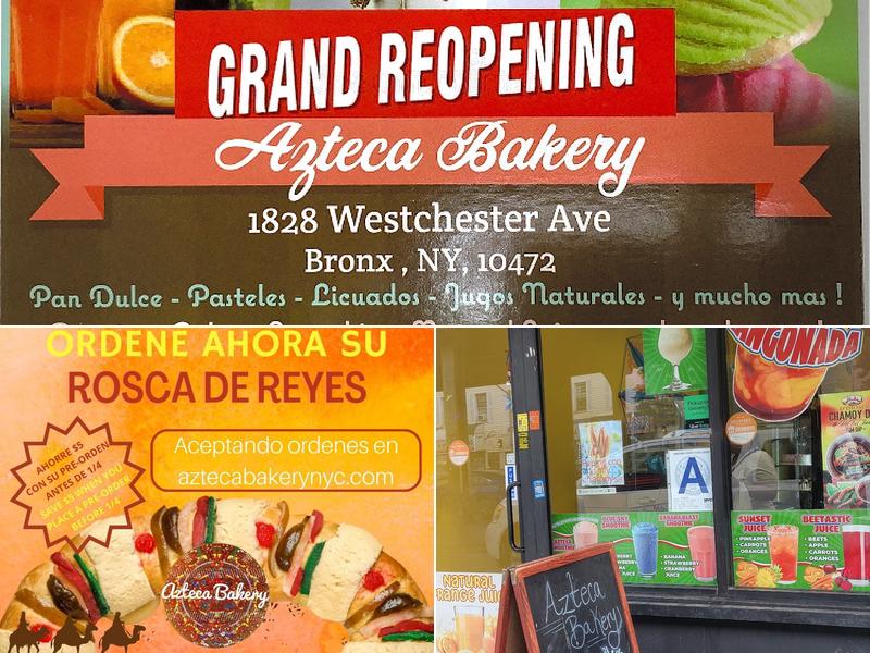 Azteca Bakery Menu