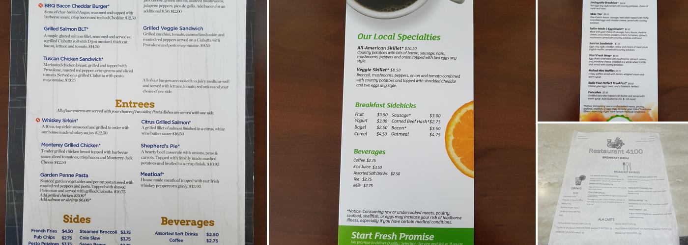 Pub 4100 Menu