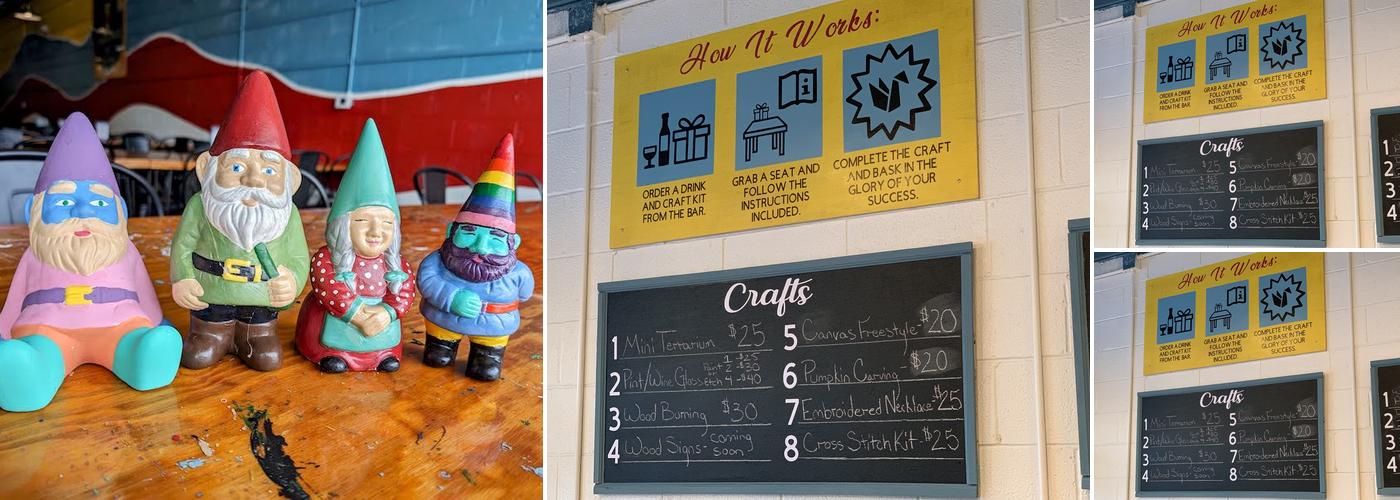 Crafts & Drafts NC Menu