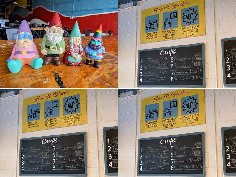 Crafts & Drafts NC Menu