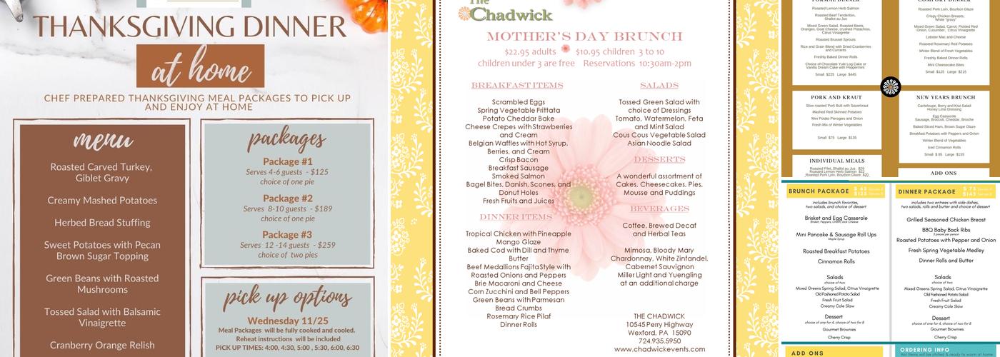 The Chadwick Menu