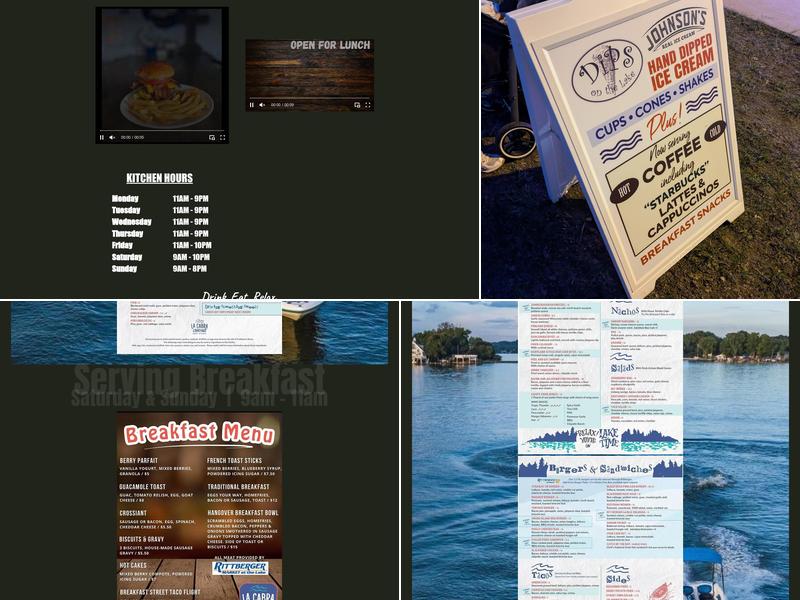 Boat Yard at Buckeye Lake Menu
