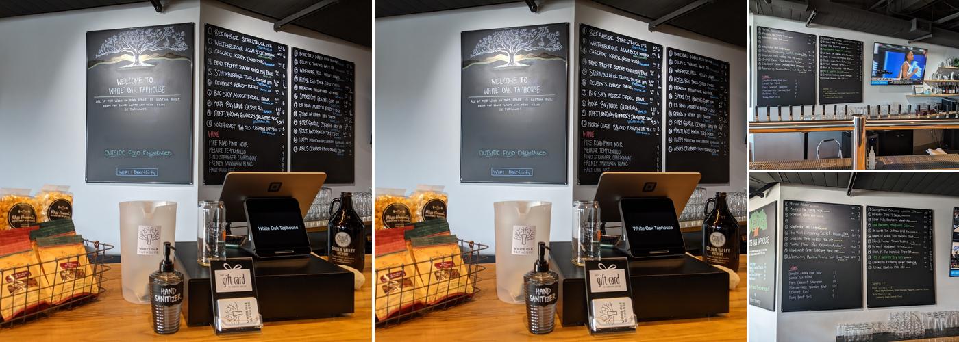 White Oak Taphouse Menu