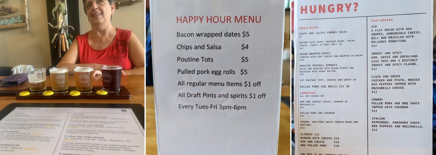 The Whet Spot Menu