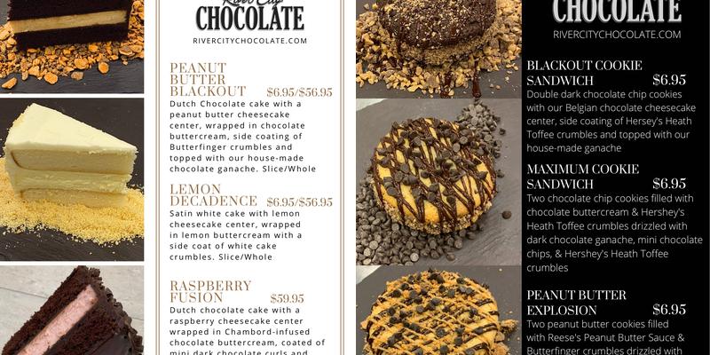 River City Chocolate Menu