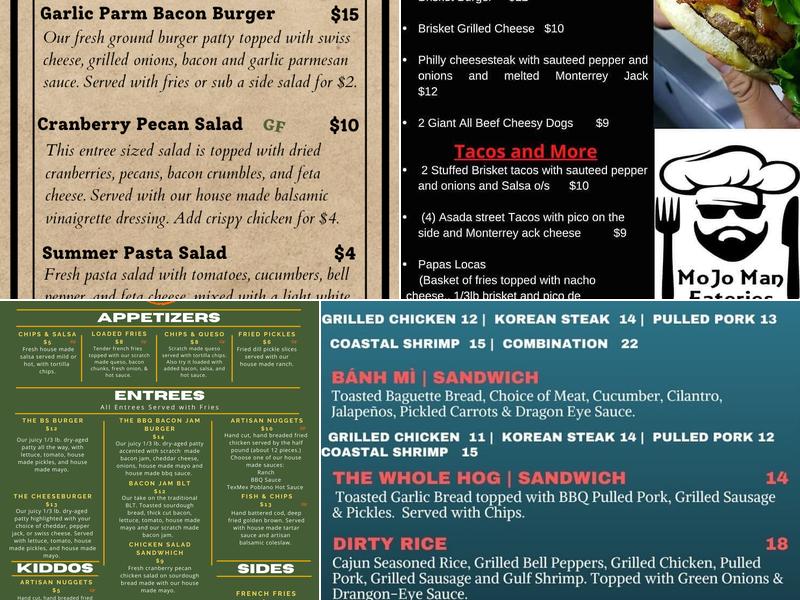 BS Brewing Menu