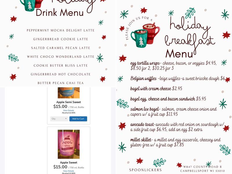 Armstrong Apples, Orchard & Winery Menu