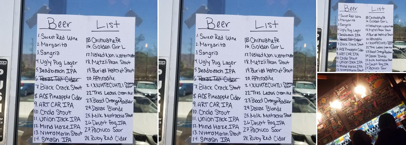 Tin Man Sean Haggerty Menu