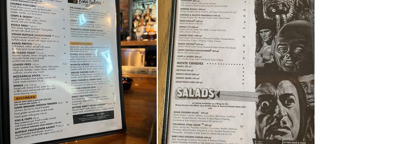 Ghost Fleet Menu