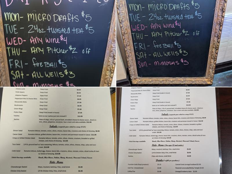 Messy Jessy's Bar and Grill Menu
