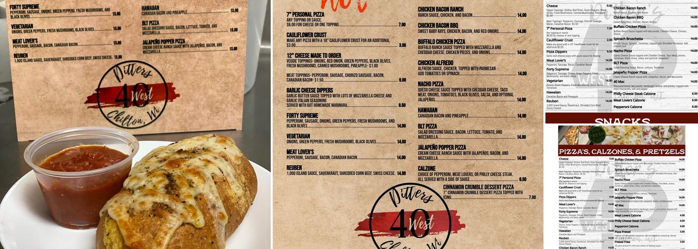 40 West Menu