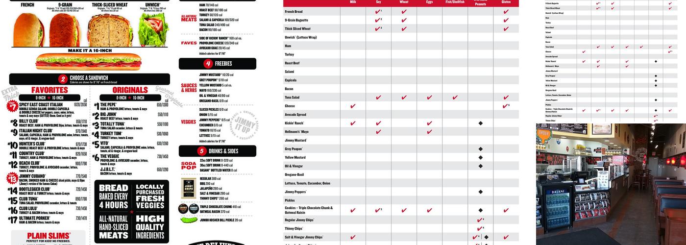 Jimmy John's Menu
