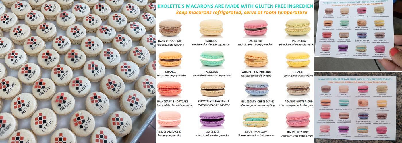 Nikkolette's Macarons Menu