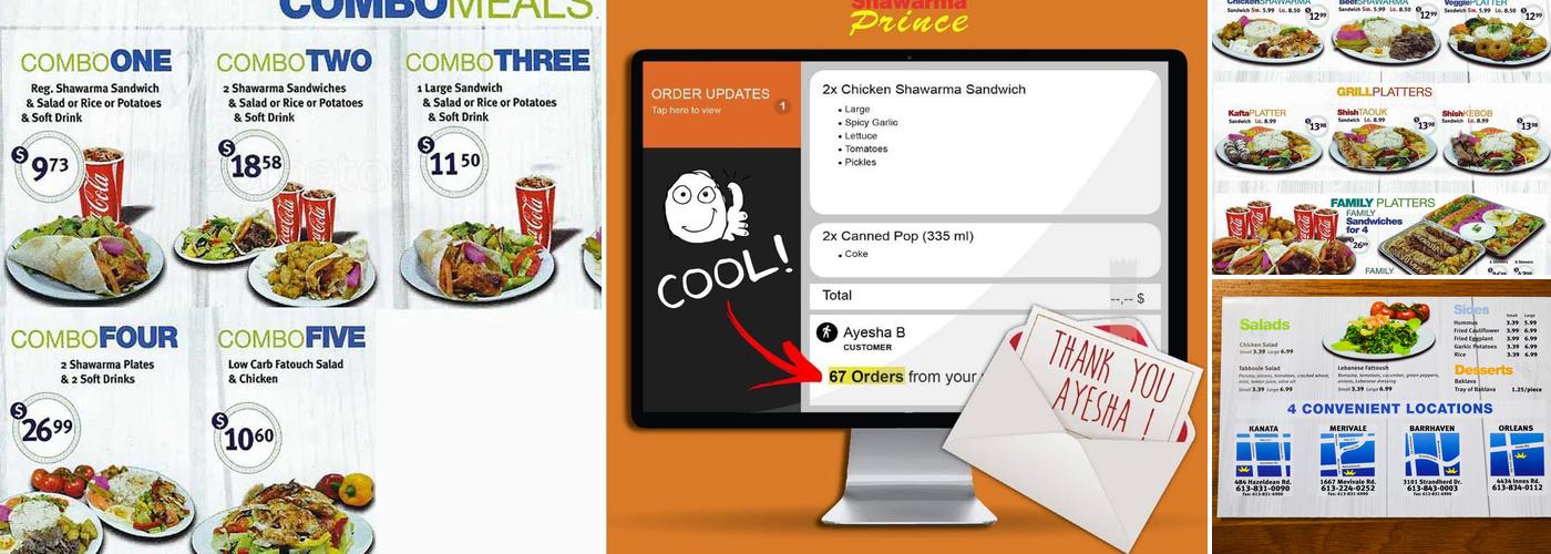 Shawarma Prince Menu