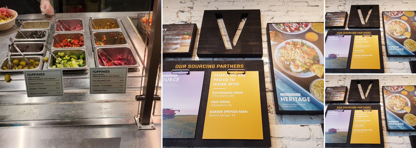 CAVA Menu