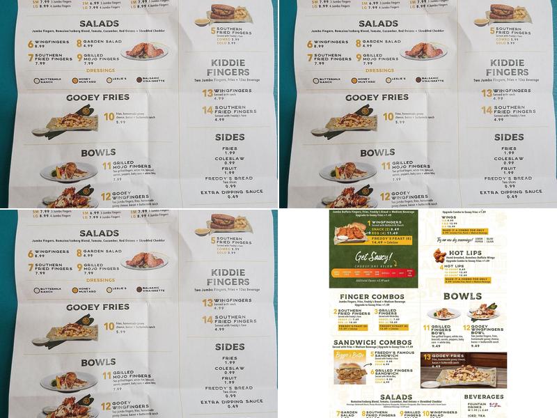 Wingfingers - Fairhope Menu