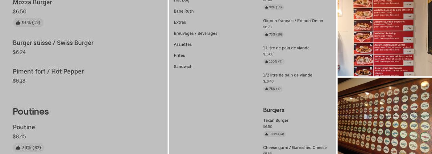 Pat Rétro Menu