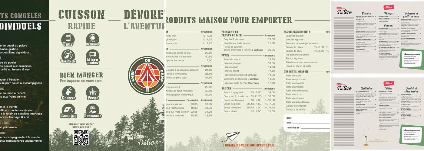 Resto Pub Délice (Le) Menu