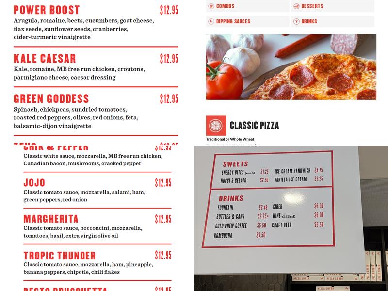 Chicken Delight | Roblin Blvd Menu