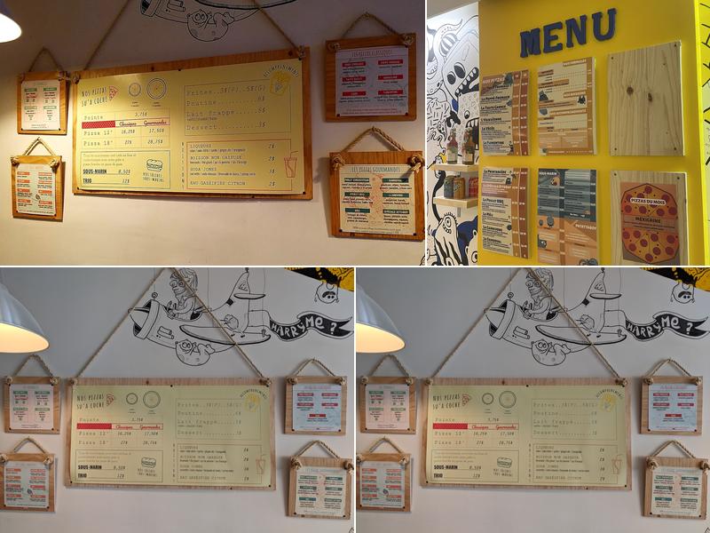 Attaboy, pizzeria de quartier Menu