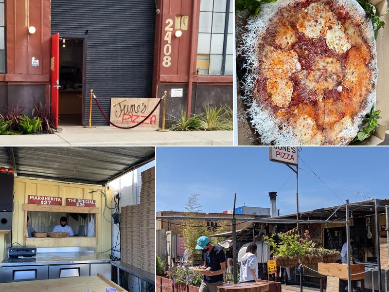 June's Pizza 2408 Mandela Pkwy, Oakland