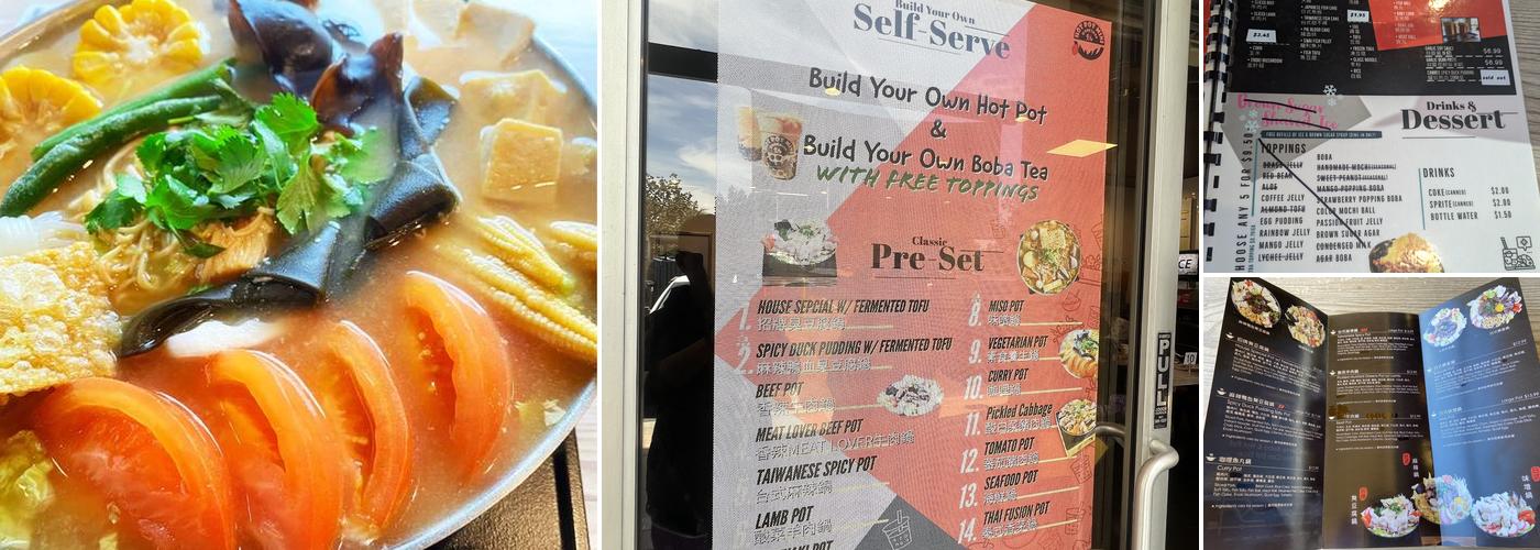 Hot pot mini workshop Menu