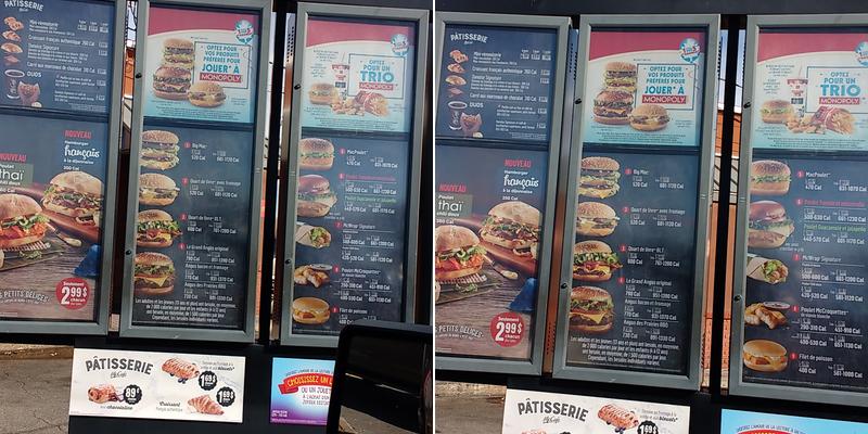 McDonald's Menu