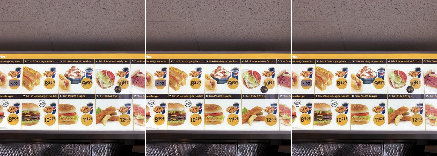 Le Petit Québec Menu