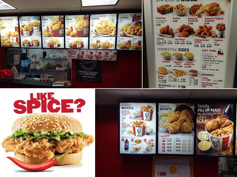 KFC Menu