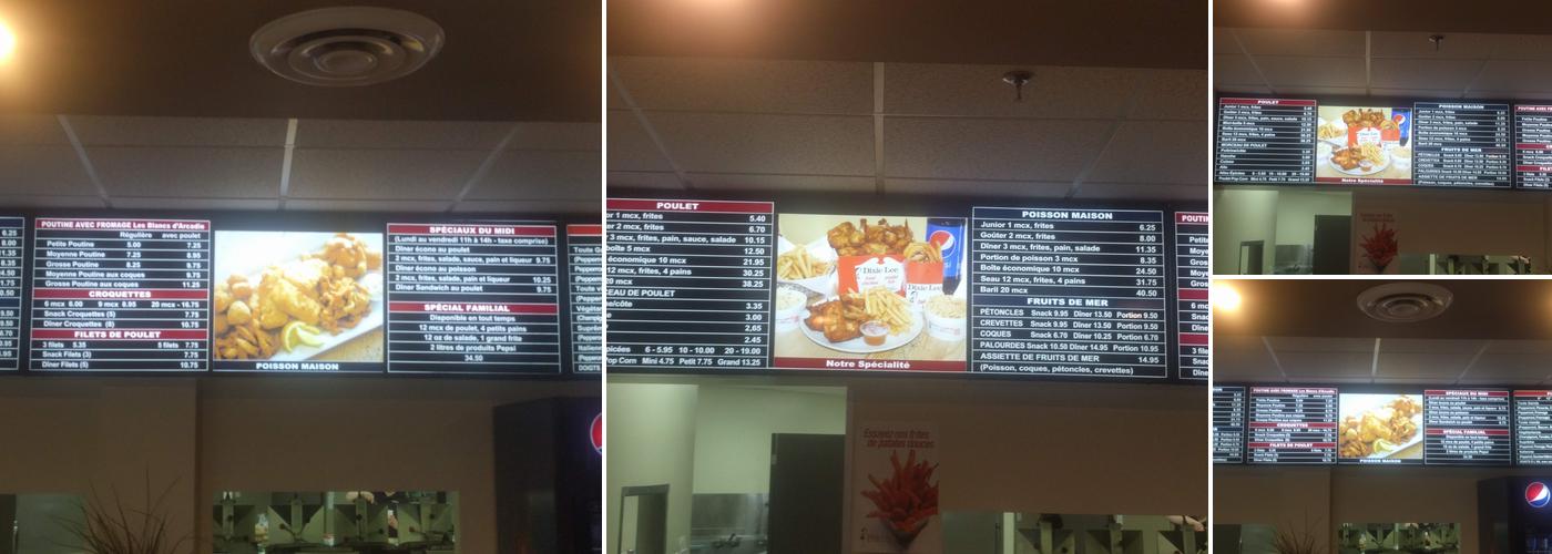 Dixie Lee Menu