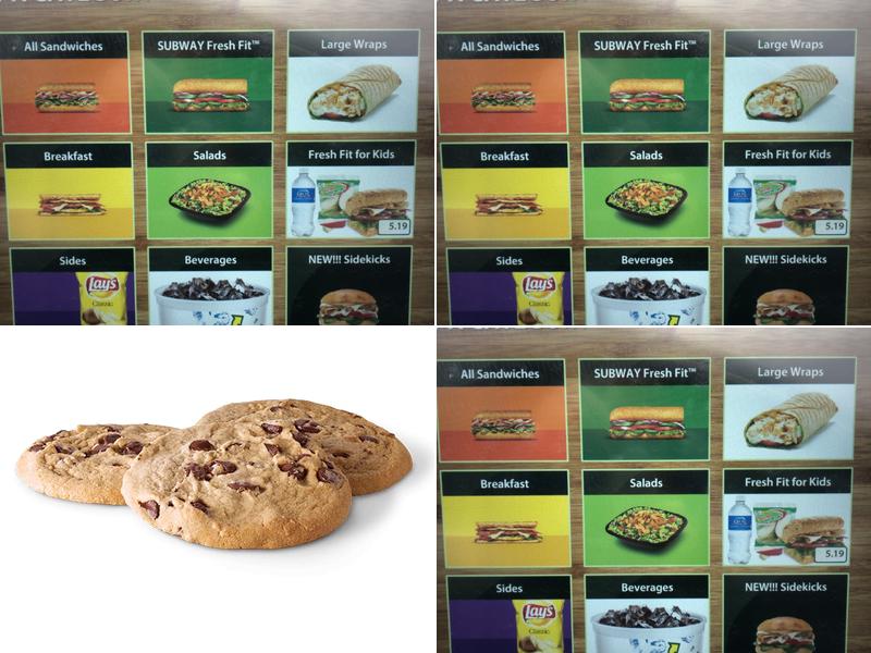 Subway Menu