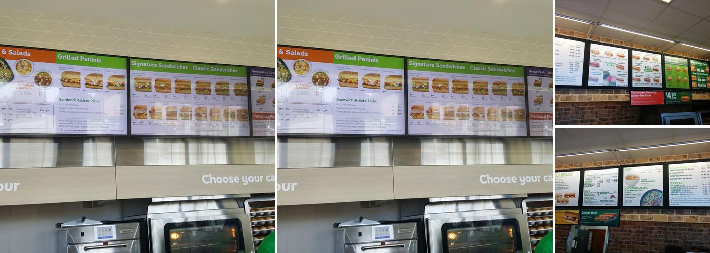 Subway Menu