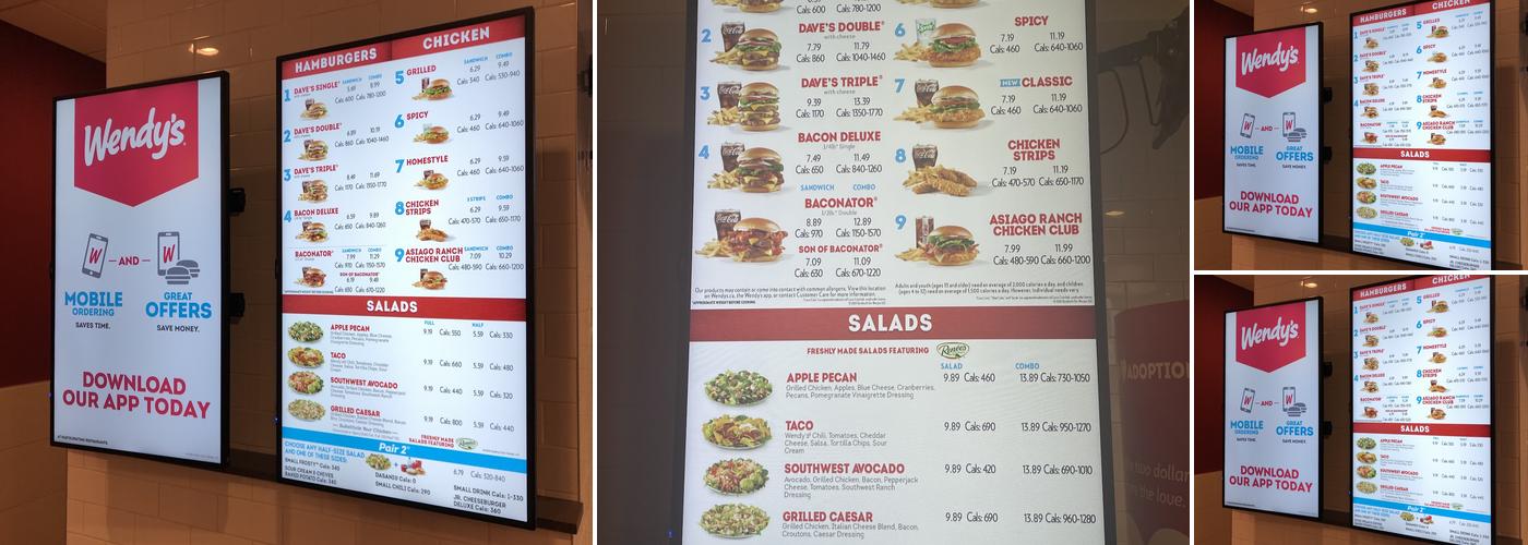 Wendy's Menu