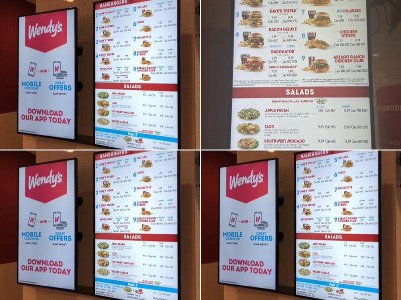 Wendy's Menu