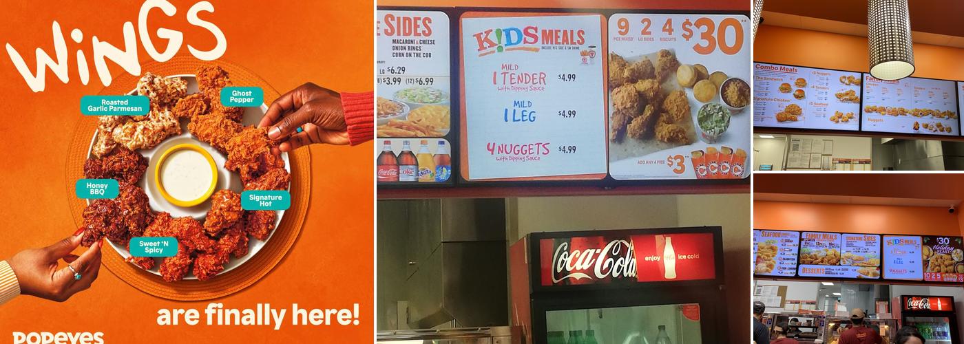 Popeyes Louisiana Kitchen Menu