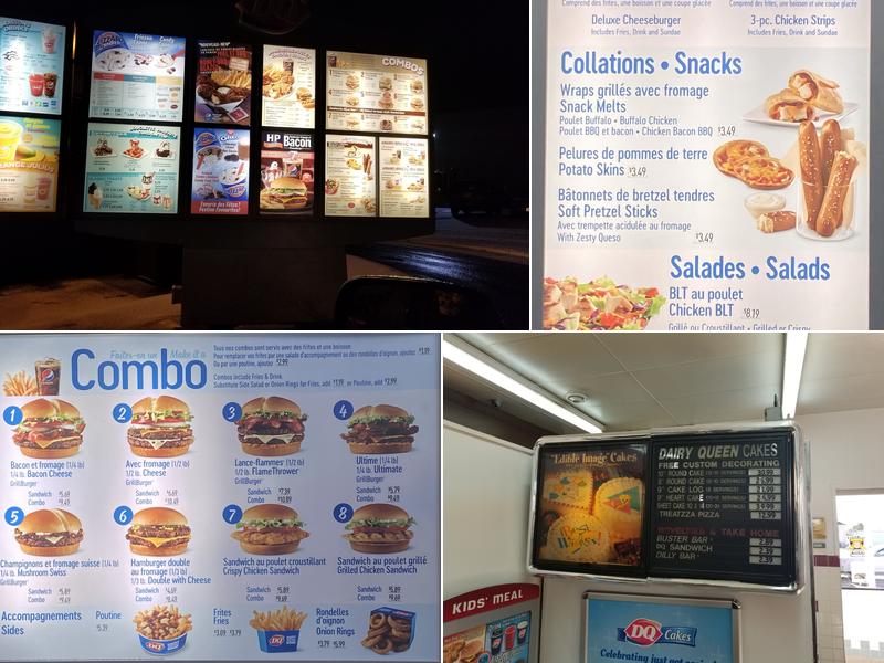 Dairy Queen Menu