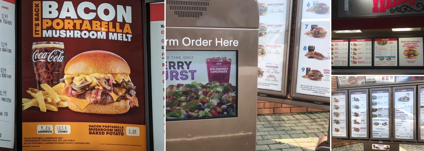 Wendy's Menu