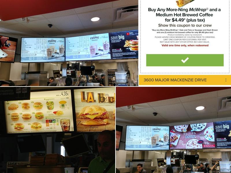 McDonald’s Menu