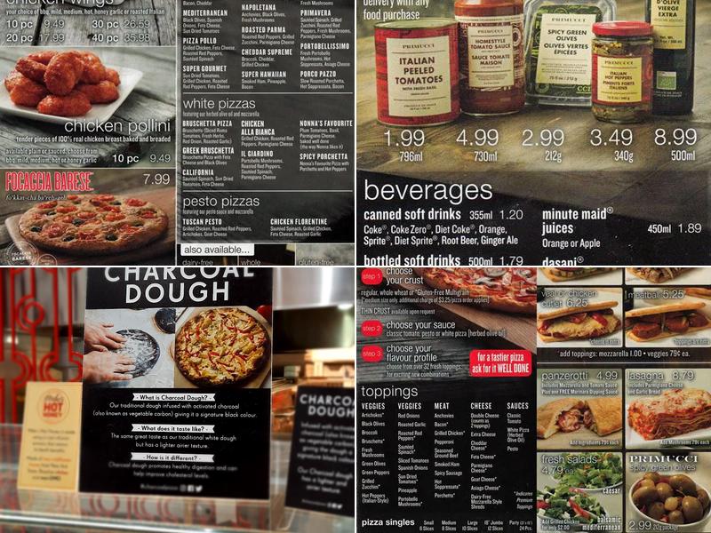Pizza Nova Menu