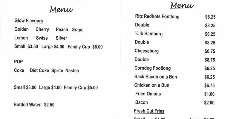 The Arbor Menu