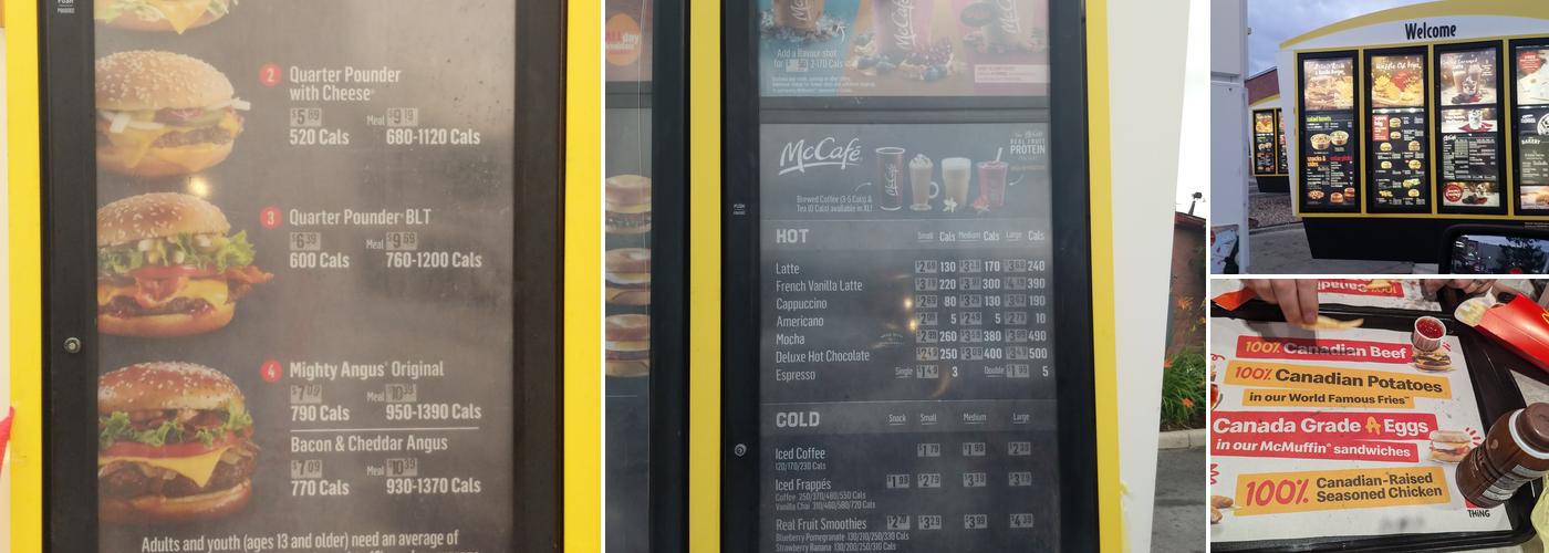 McDonald's Menu