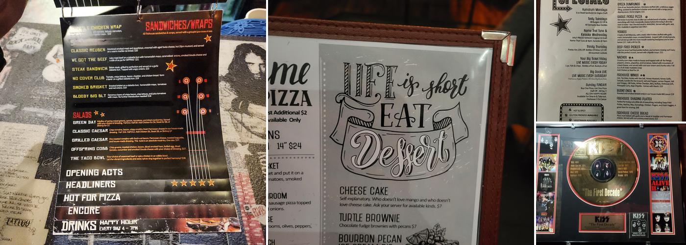 Langdon Firehouse Bar & Grill Menu