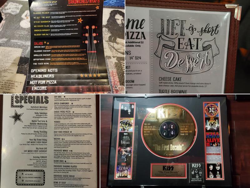 Langdon Firehouse Bar & Grill Menu