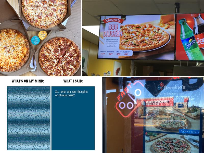 Domino's Pizza Menu