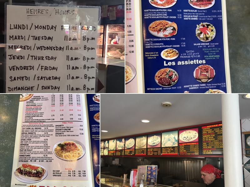 Pierrette Patates Menu