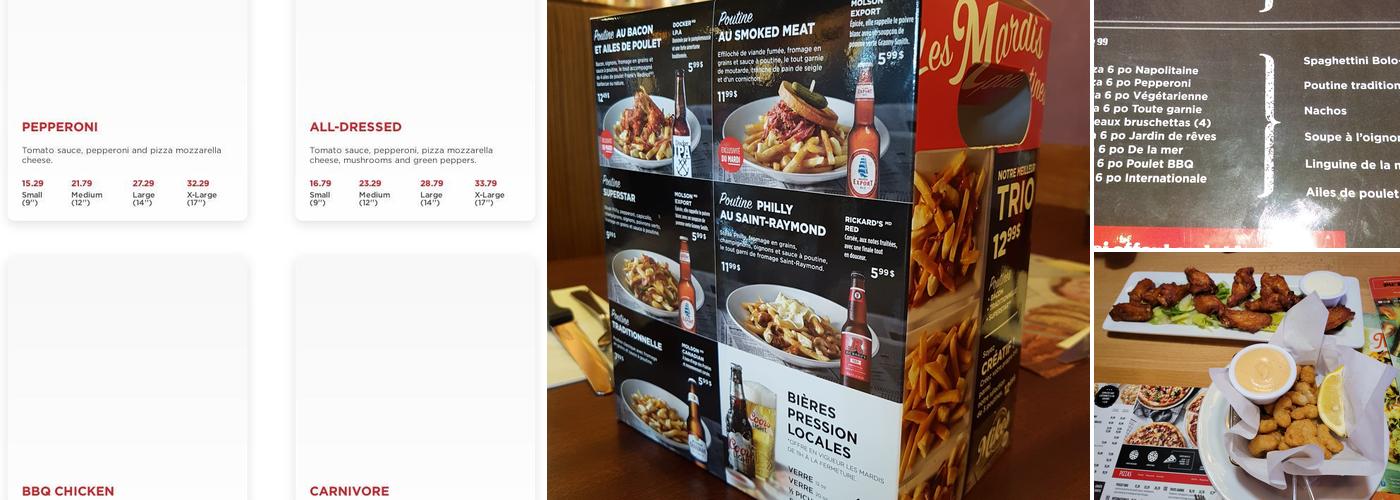 Toujours Mikes Menu
