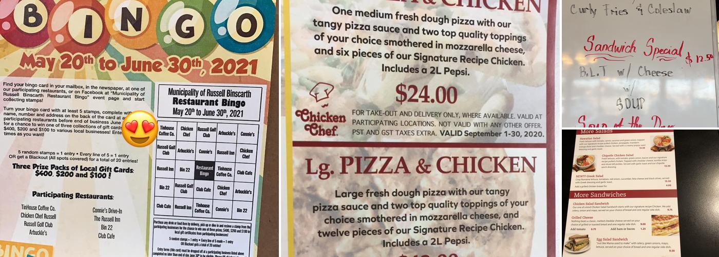 Chicken Chef - Russell Menu